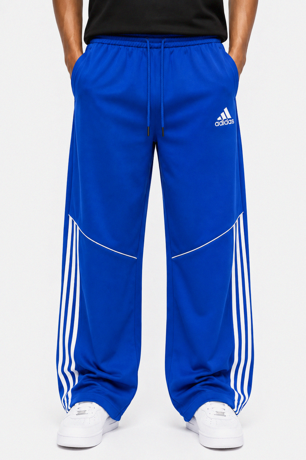 Blue Adidas Oversized Pants