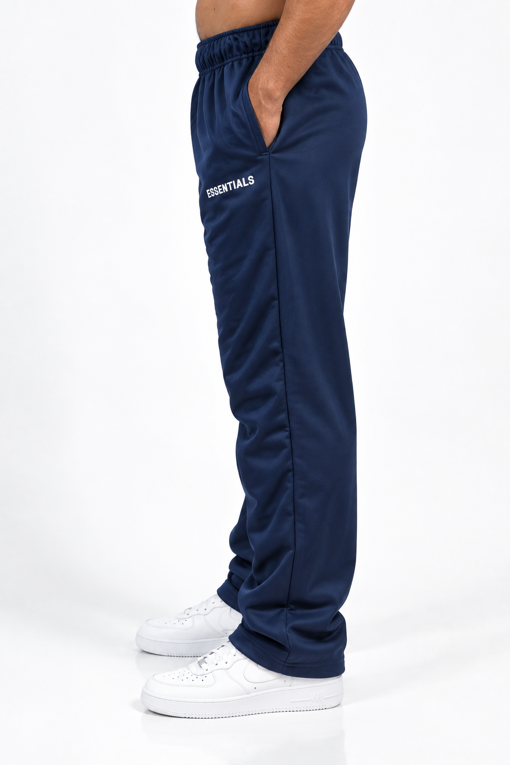 Essential Oversized Pants B Navy Blue UNISEX